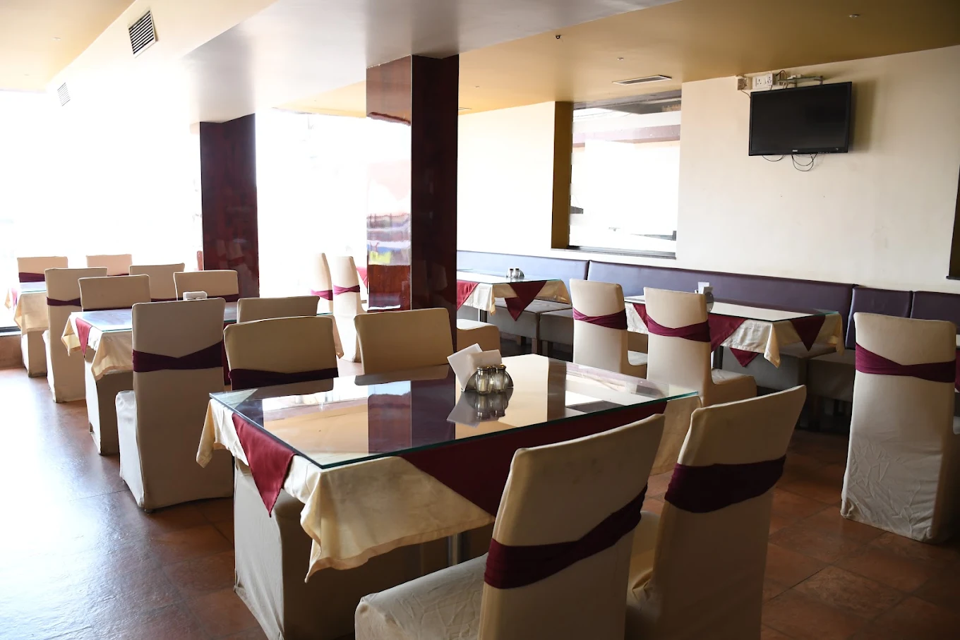 Moonlight Restaurant dining hall at Hotel Omkar